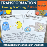 Transformation Drawing and Writing Station: 90 Squiggle Stories