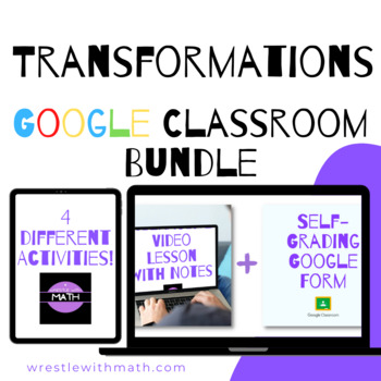 Preview of Transformations (Google Form Bundle – Perfect for Google Classroom!)