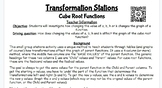 Transformation Stations for Functions (Cube Root) - The Sm