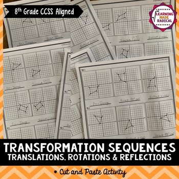 Preview of Transformation Sequences Cut and Paste Activity
