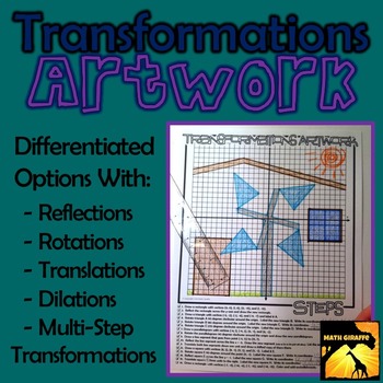 Preview of Geometry Transformations Artwork- Geometric Rotations, Reflections, Translations