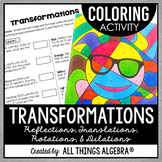 Transformations | Coloring Activity