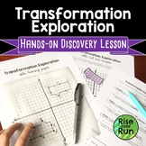Transformations Discovery Lesson with Tracing Paper or Cut Outs