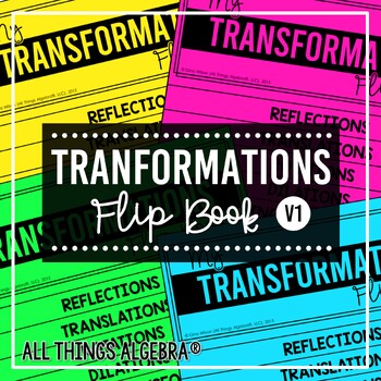 Preview of Transformations | Flip Book (Version 1)