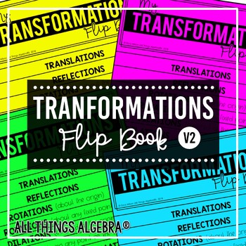 Preview of Transformations | Flip Book (Version 2)