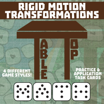 Preview of Transformations Game - Small Group TableTop Practice Activity
