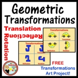 Transformations Art Activity Geometric Transformations Geo