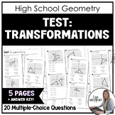 Transformations - Geometry Test