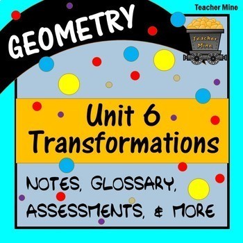 Preview of Transformations (Geometry - Unit 6)