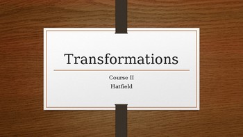 Preview of Transformations Guided Notes Presentation