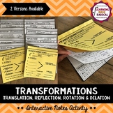 Transformations Interactive Notes Activity