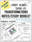 Transformations Pocket Sized Booklet Notes & Study Guide
