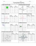 Transformations Practice Packet ~ 8th Grade Math