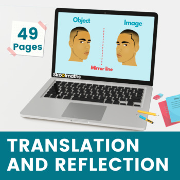 Preview of Transformations | Reflections and translations | Digital CCSS 5.G.A.1