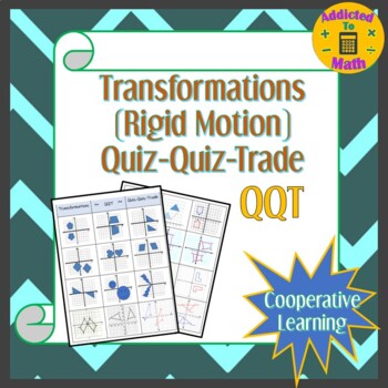 Preview of Transformations (Rigid Motion) QQT (Quiz-Quiz-Trade)