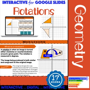 Preview of Transformations: Rotations Guided Interactive Lesson
