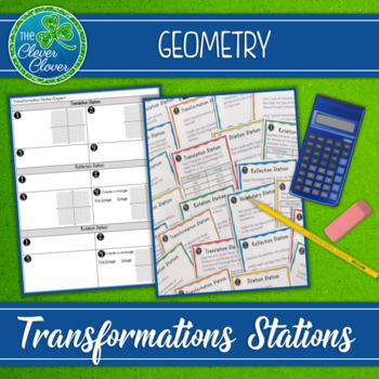 Preview of Transformations - Stations Activity