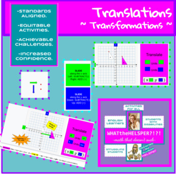 Preview of Transformations - TRANSLATIONS I 