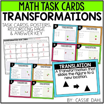 Transformations Task Cards