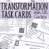 Transformations Task Cards with QR Codes