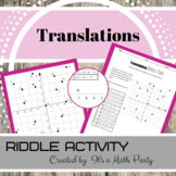 Transformations - Translations Activity