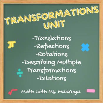 Preview of Transformations Unit