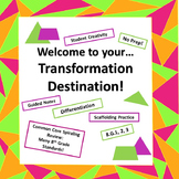 Transformations Unit BUNDLE Translations Reflections Rotat