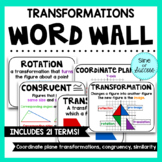 Transformations Word Wall