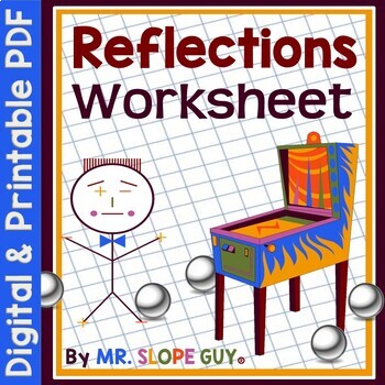 Preview of Reflections Over x and y Axis Worksheet