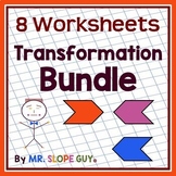 Transformations Worksheets Bundle