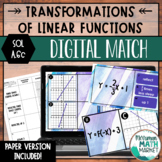 Transformations: Linear Functions DIGITAL Activity for Goo