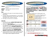 Transformer - 8th Grade Math Game [CCSS 8.NS.A.1]