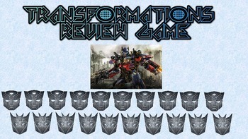 Preview of Transformers Transformation Review Game