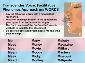 Preview of Transgender Voice: Facilitative Phonemes Approach