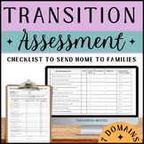 Transition Assessment | SPED Life Skills Rating Checklist 