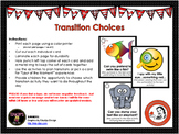 Transition Choices Cards
