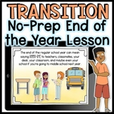 End of the Year Transition Guidance Lesson or SEL Lesson