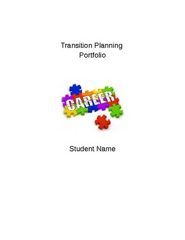 Preview of Transition Planning Binder Cover