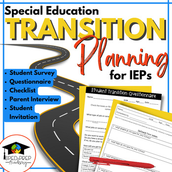 Preview of Transition Planning for IEPs - Special Education Teachers