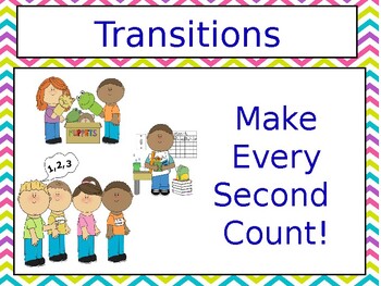 Preview of Transition Training (Make Every Second Count!)Editable Power Point