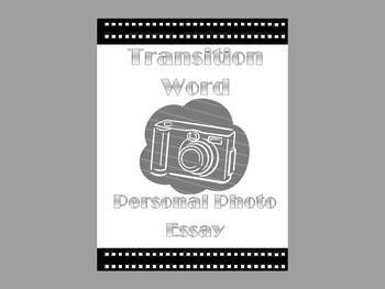 Preview of Transition Word Photo Essay Project