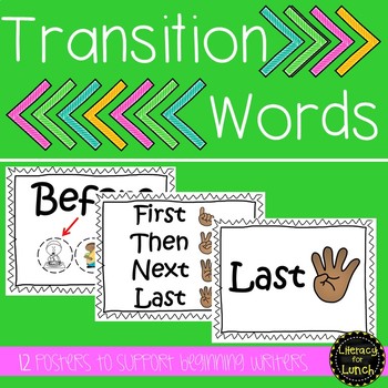Preview of Transition Word Posters