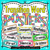 Transition Word Posters: Colorful & Eye-Catching