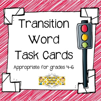 Preview of Transition Word Task Cards
