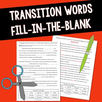Preview of Transition Words and Phrases