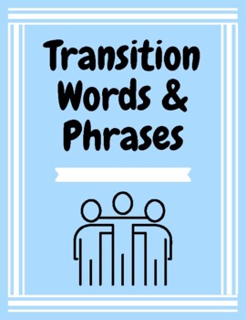 Preview of Transition Words | Game | Worksheet | Assessment