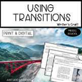 Transition Words Writing Activities and Revision for Writers Workshop
