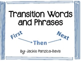 Transition Words and Phrases - 11 Posters and Student Chart