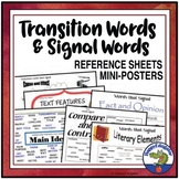 Transition Words and Signal Words Posters - Anchor Charts