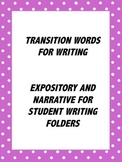 Transition Words for STAAR Writers